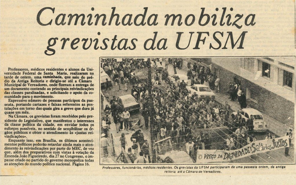Foto tirada no dia 15 de março de 1984