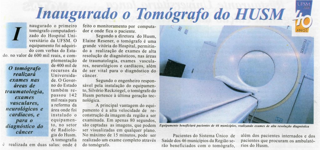 Foto tirada no dia 19 de setembro de 2000