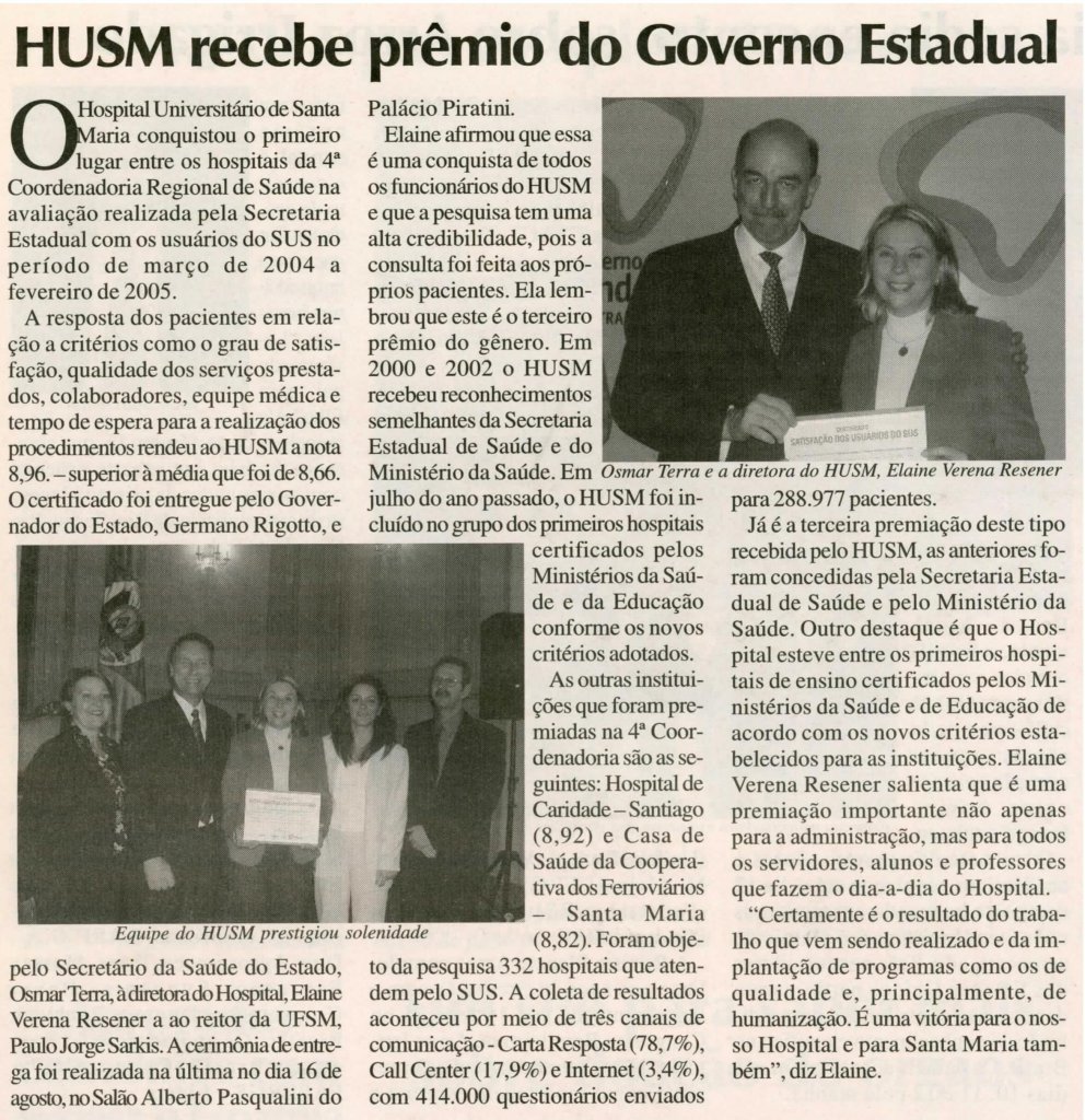 Foto tirada no dia 01 de agosto de 2005